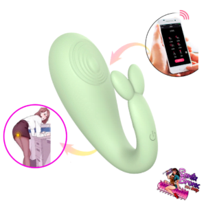 Vibrador com Controle por Aplicativo para Android – Modo de Imersão, Histórico e 8 Padrões de Vibração – Silicone Aveludado e Resistente à Água