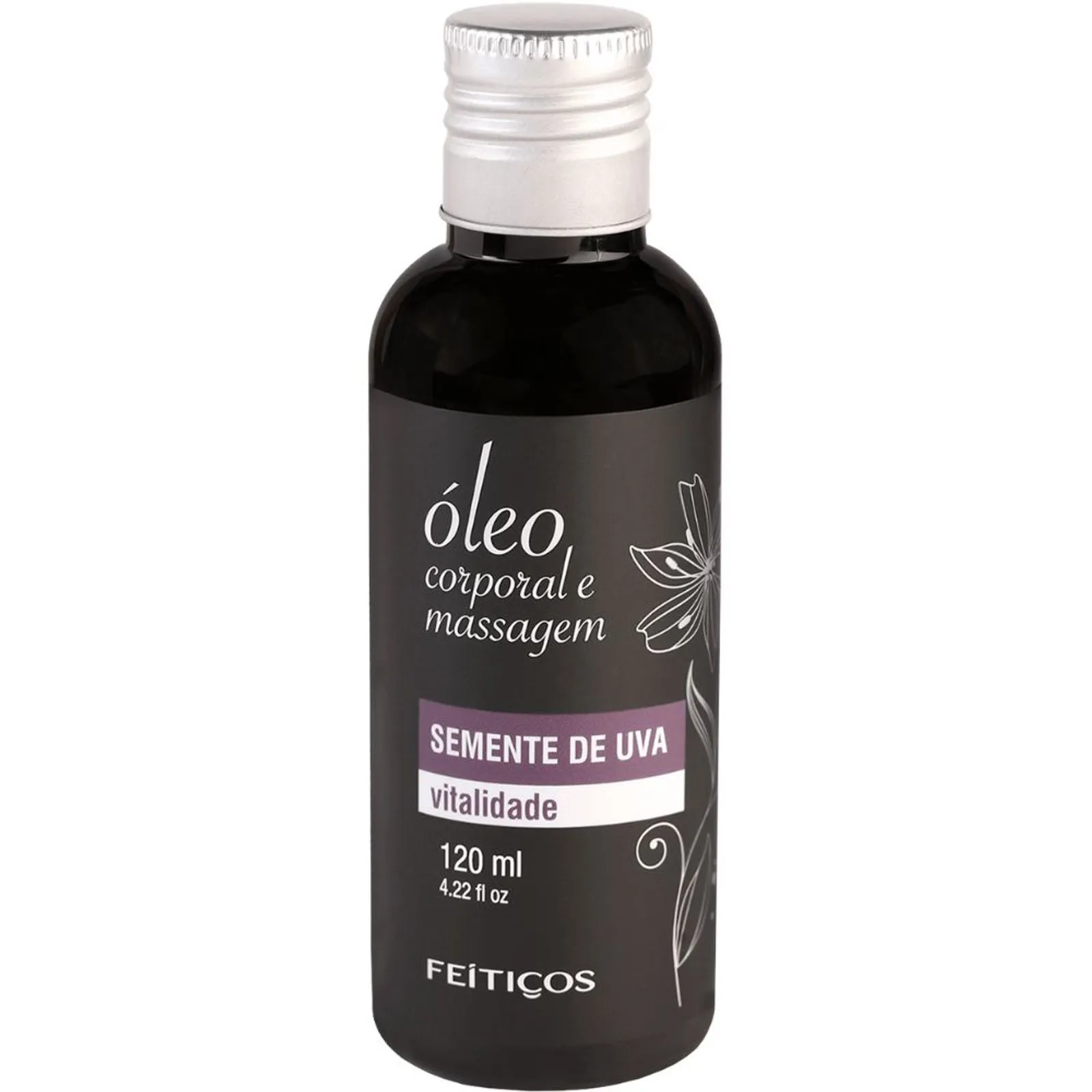 Óleo para Massagem Tântrica – Feito de Origem Vegetal – 99% Componentes Naturais – 120 ml