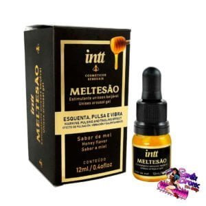 Excitante Unissex Meltesão Intt em Gotas – Facilita e Potencializa o Orgasmo – Aquece, Vibra e Aumenta Sensibilidade – Estimula o Clitóris e Glande – 12 ml