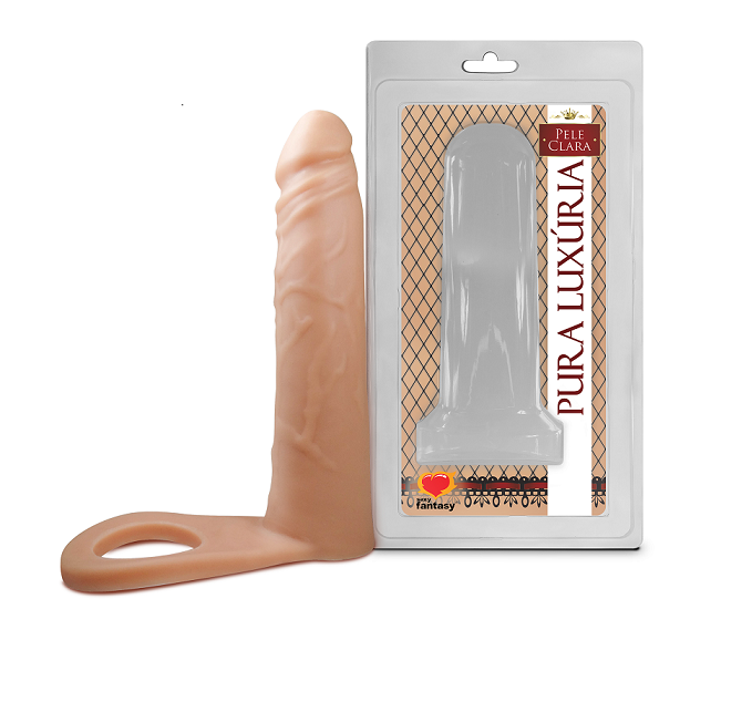 Anel Companheiro – Permite Dupla Penetração – Anal e Vaginal ao Mesmo Tempo – 16cm Comprimento x 3,8cm Espessura