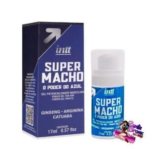 Excitante Masculino Super Macho Intt – Potencializa o Orgasmo – Aquece e Dilata o Pênis – Estimula o Glande – 17 ml