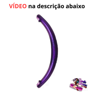 Pênis de Borracha Duplo 43 cm x 3 cm – Flexível para Penetração Simultânea