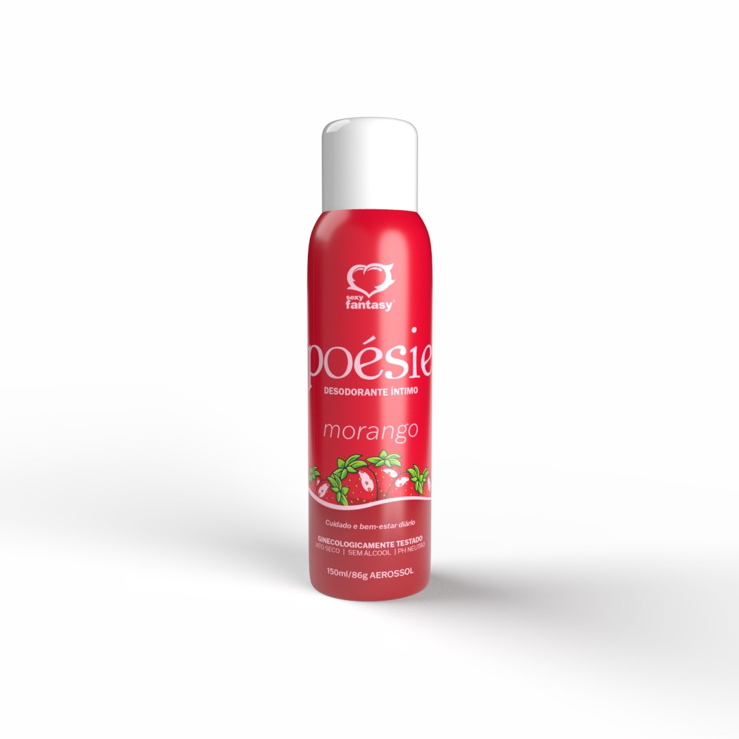 Desodorante Íntimo Poésie em Spray – Higieniza – Torna a Região mais Refrescante – Delicioso Aroma – (Alta Qualidade) – 166 ml
