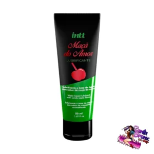 Lubrificante Íntimo de Alta Qualidade Sabor Maçã do Amor da INTT – Deixa o Sexo Oral mais Saboroso – 50 ml