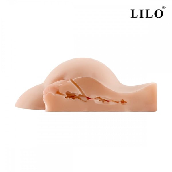 Masturbador em Cyber Skin Super Macio – Vagina e Ânus Realísticos – Comprimento Penetrável: Vagina 17 cm, Ânus 10 cm – Fácil de Limpar e Totalmente Lavável