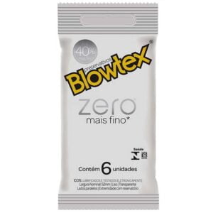 Preservativo Blowtex Extra Fino Pacote com 06 ou 03 Unidades