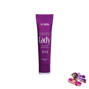 Adstringente Sexy Lady em Gel – Facilita e Potencializa o Orgasmo – Deixa o Canal Vaginal Mais Apertado – Possui Efeito Excitante – 12 gramas