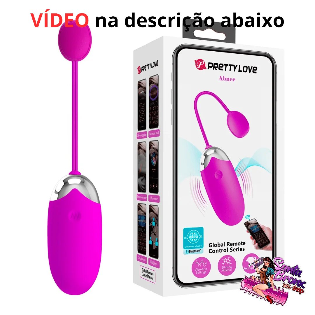 Vibrador Controlado por Aplicativo Abner – Estímulo para o Ponto G – Silicone Macio – 11 Modos de Vibração – Silencioso – Super Potente – Recarregável