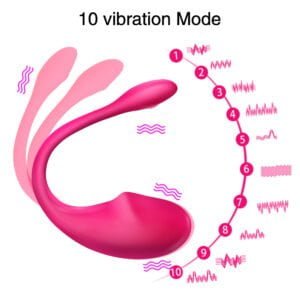 Vibrador Controlado por Aplicativo LoLa – Estímulo para Ponto G e Clitóris – Silicone Macio – 9 Modos de Vibração – Silencioso – Recarregável