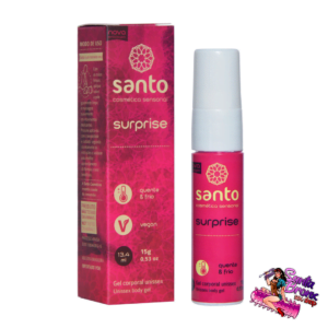 Excitante Unissex Surprise Extra Forte Santo – Facilita e Potencializa o Orgasmo – Esfria, Aumenta Sensibilidade e Aquece – Estimula o Clitóris e Glande – 15 gramas