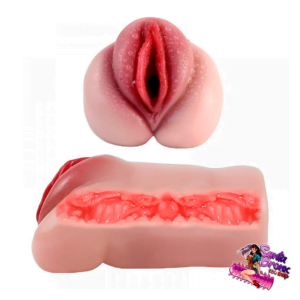 Super Macio – Masturbador Vagina 15 cm em Cyberskin – Túnel de Penetração Super Texturizado para Sensações Incríveis – Se Ajusta a Qualquer Grossura de Pênis