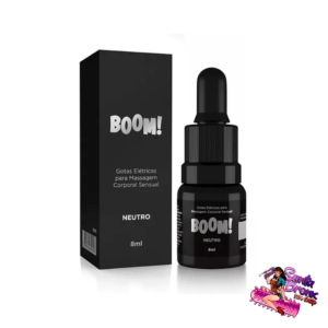 Excitante Feminino Gotas Elétricas Boom Neutro – Facilita e Potencializa o Orgasmo – Aquece e Aumenta Sensibilidade – Estimula o Clitóris – 8 ml