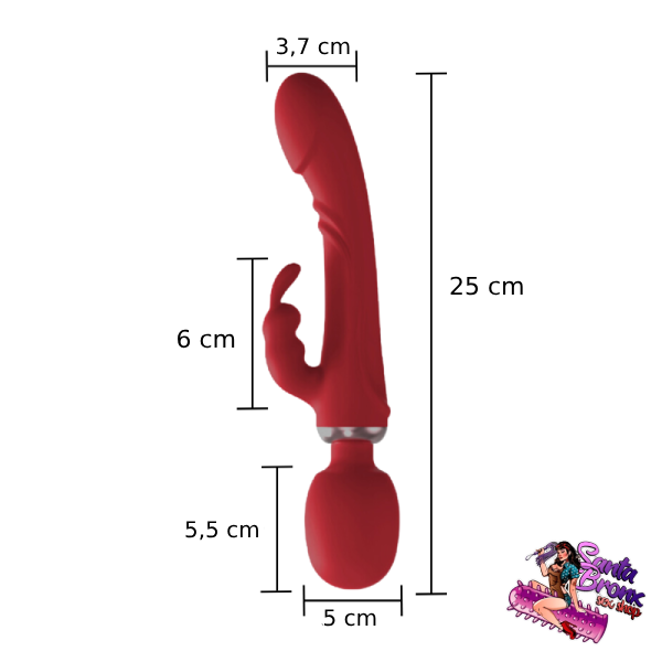 Vibrador Rabbit e Varinha Mágica