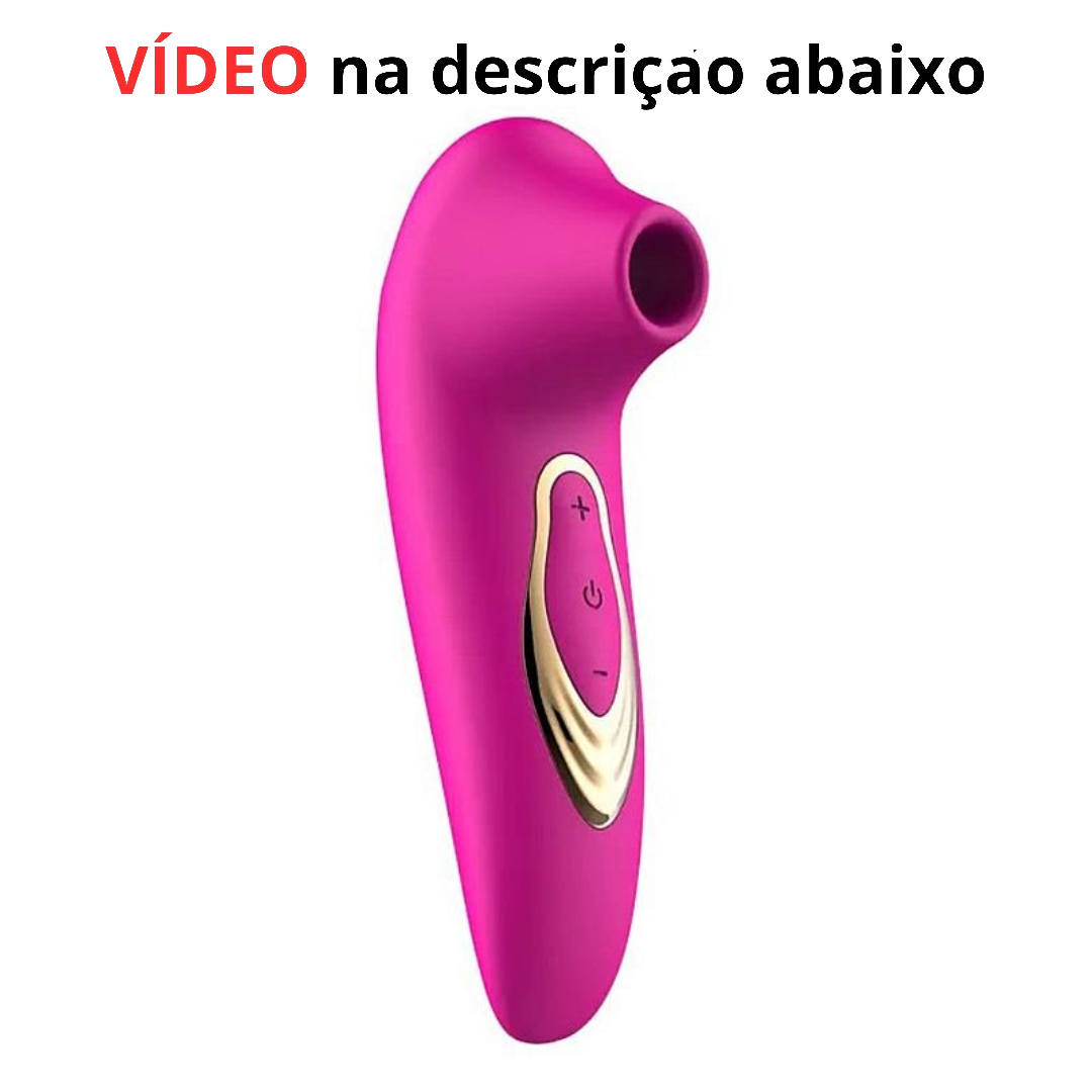 Sugador de Clitóris Recarregável com 5 Modos de Vibração – Feito em Silicone Suave