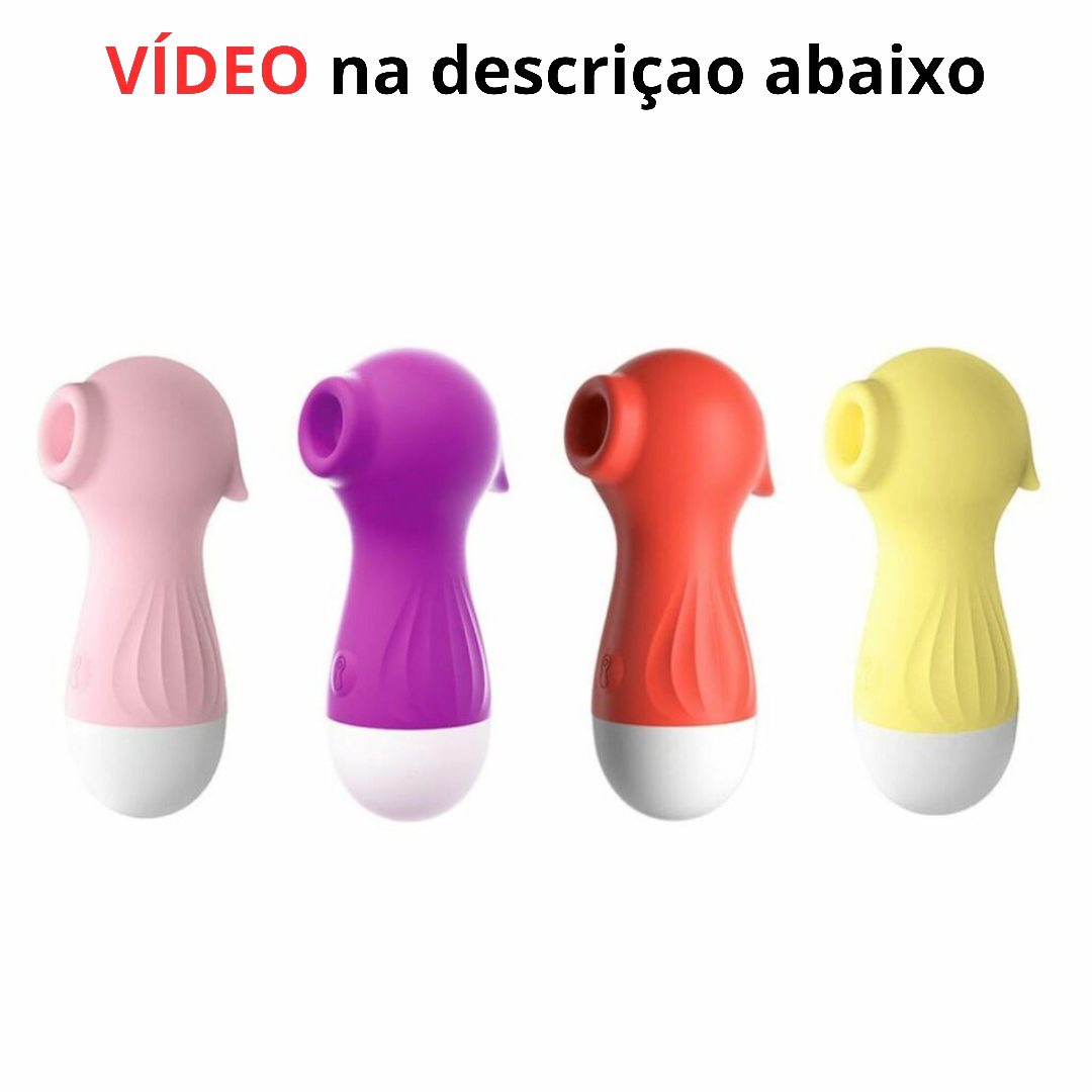 Vibrador Recarregável com 10 Modos de Pulsação em Silicone – Alimentação via USB/Tomada