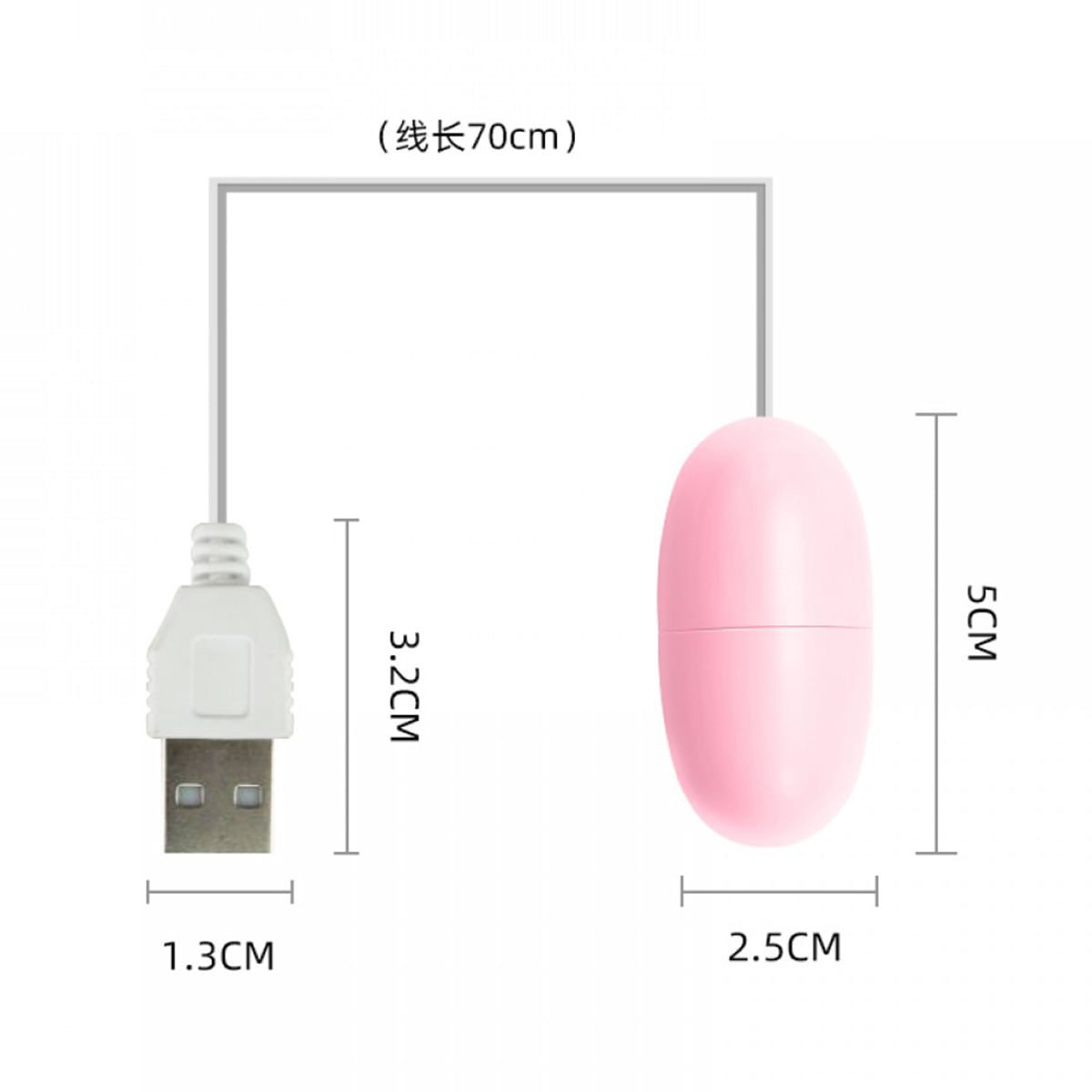 Vibrador Bullet USB