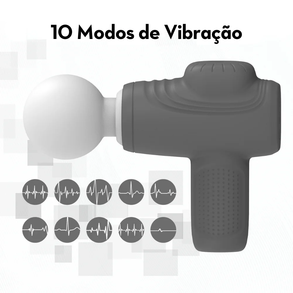 Vibrador Mini Varinha Mágica Formato Pistola