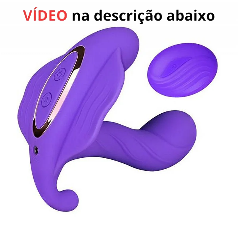 Vibrador com Design Inovador em Silicone Macio – 7 Modos de Vibração e Função de Aquecimento até 38°C – Recarregável via USB