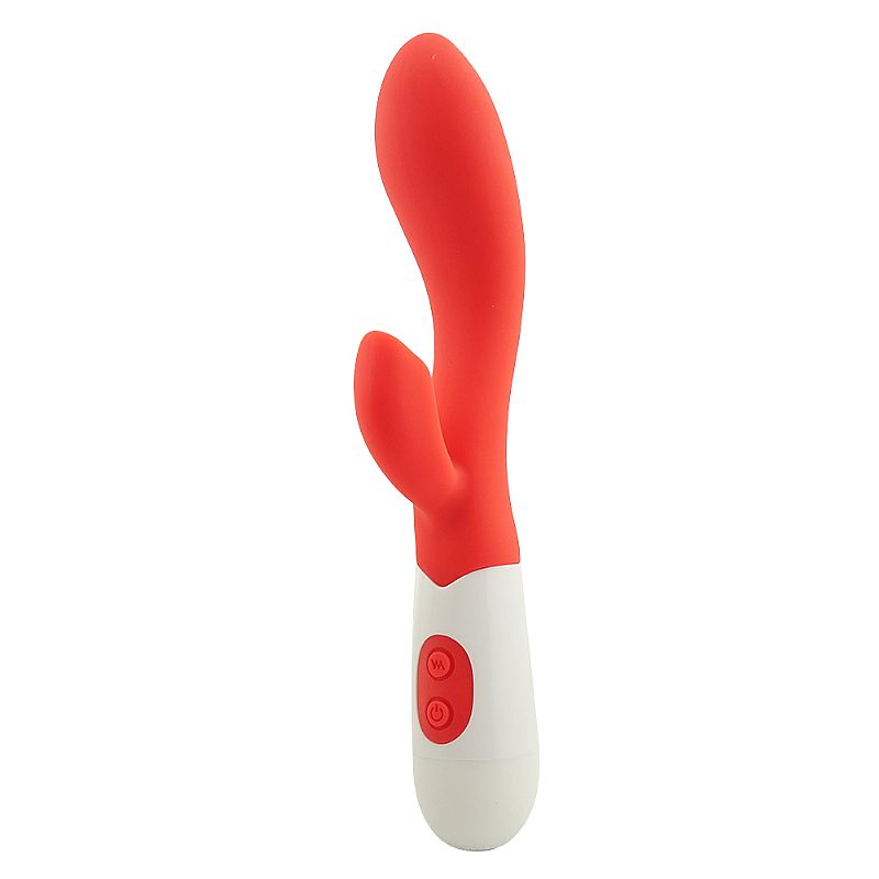 Vibrador Rabbit – Estímulo para Ponto G e Clitóris – 10 Modos de Vibrações – Silicone Aveludado – Flexível e Macio – Utiliza 2 Pilhas AAA (não inclusas)