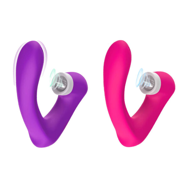 Vibrador Ponto G e Clitóris com Língua - 9 Modos de Vibrações - 9 Modos de Estimulação da Língua - Recarregável via USB - Silicone Macio