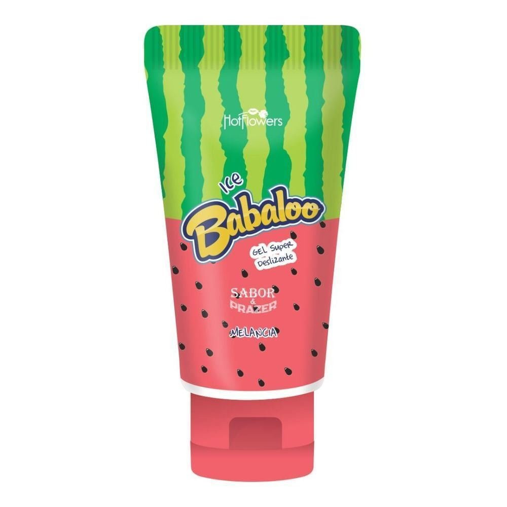 Lubrificante Íntimo Ice Babaloo – Sabor Melancia – Gelado – A Base de Água – 60g