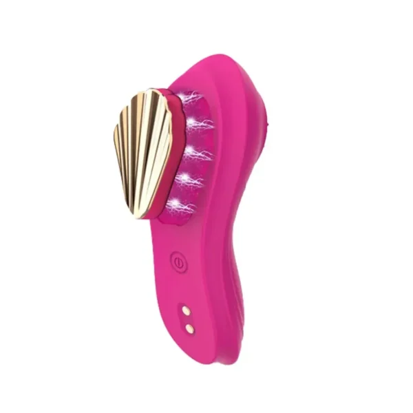 Vibrador de Calcinha - Controlado por Aplicativo - 9 Modos de Vibrações - Vibrações Intensas para Estímulo do Clitóris - Imã com Formato de Concha para Fixar na Calcinha - Recarregável USB - Compatível com Android e IOS - Image 2