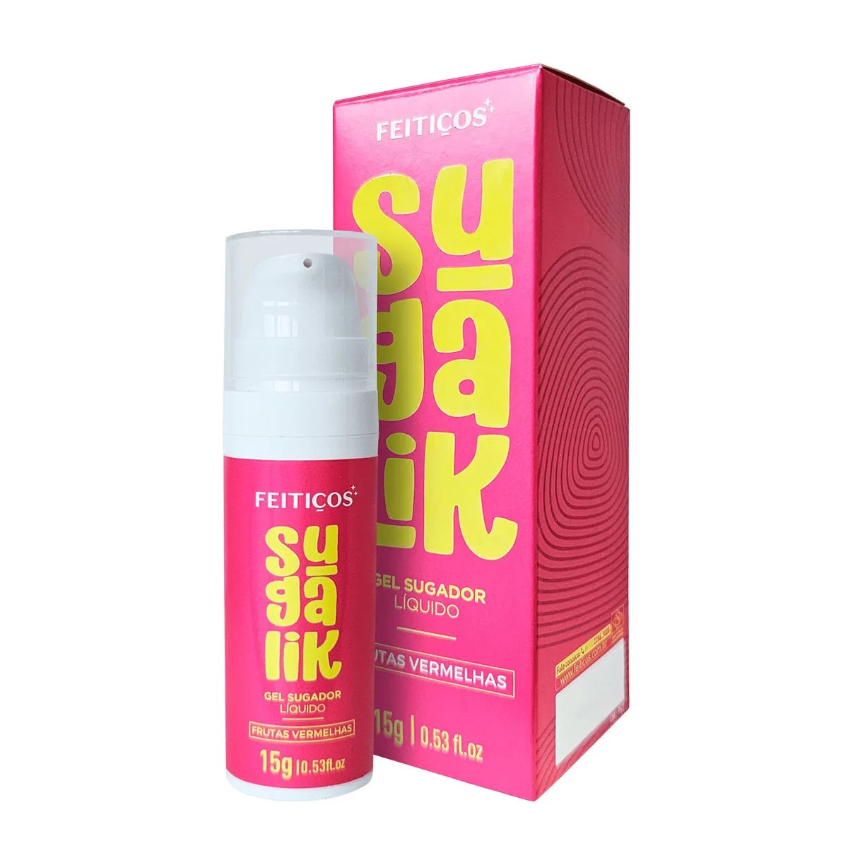 Excitante Unissex Sugalik Frutas Vermelhas– Facilita e Potencializa o Orgasmo – Efeito de Pulsação, Sucção e Refrescância – Aumenta Sensibilidade – Estimula o Clitóris e Glande – Deixa o Sexo Oral mais Saboroso – 15g