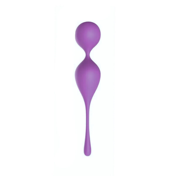 Bolas Ben Wa para Pompoarismo - Em Silicone - Fortalece a Musculatura Vaginal - 2 Formatos de Esferas- Medidas Aproximadas.: 170 x 33 mm