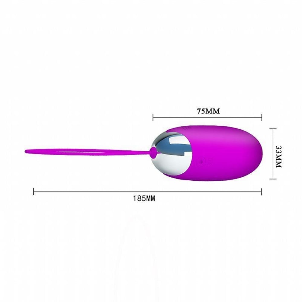 Vibrador Controlado por Controle sem Fio Pretty Love – Estímulo para o Ponto G – Silicone Macio – 12 Modos de Vibração – Silencioso – Super Potente – Recarregável