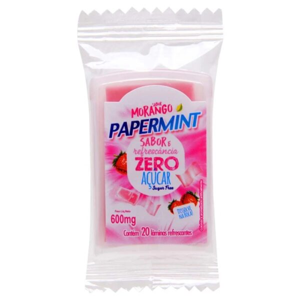 Lâmina com Sensação Refrescante para Uso no Beijo e Oral Zero Açúcar - (Pacote com 20 Lâminas) - Deixa o Beijo mais Gostoso - Image 2