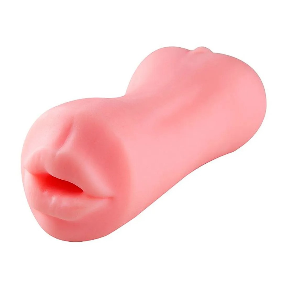 Masturbador Boca e Vagina 18cm x 5,0cm em Cyberskin – Material que Imita a Pele Humana