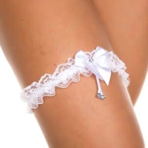 Persex Branco de Renda E Laço