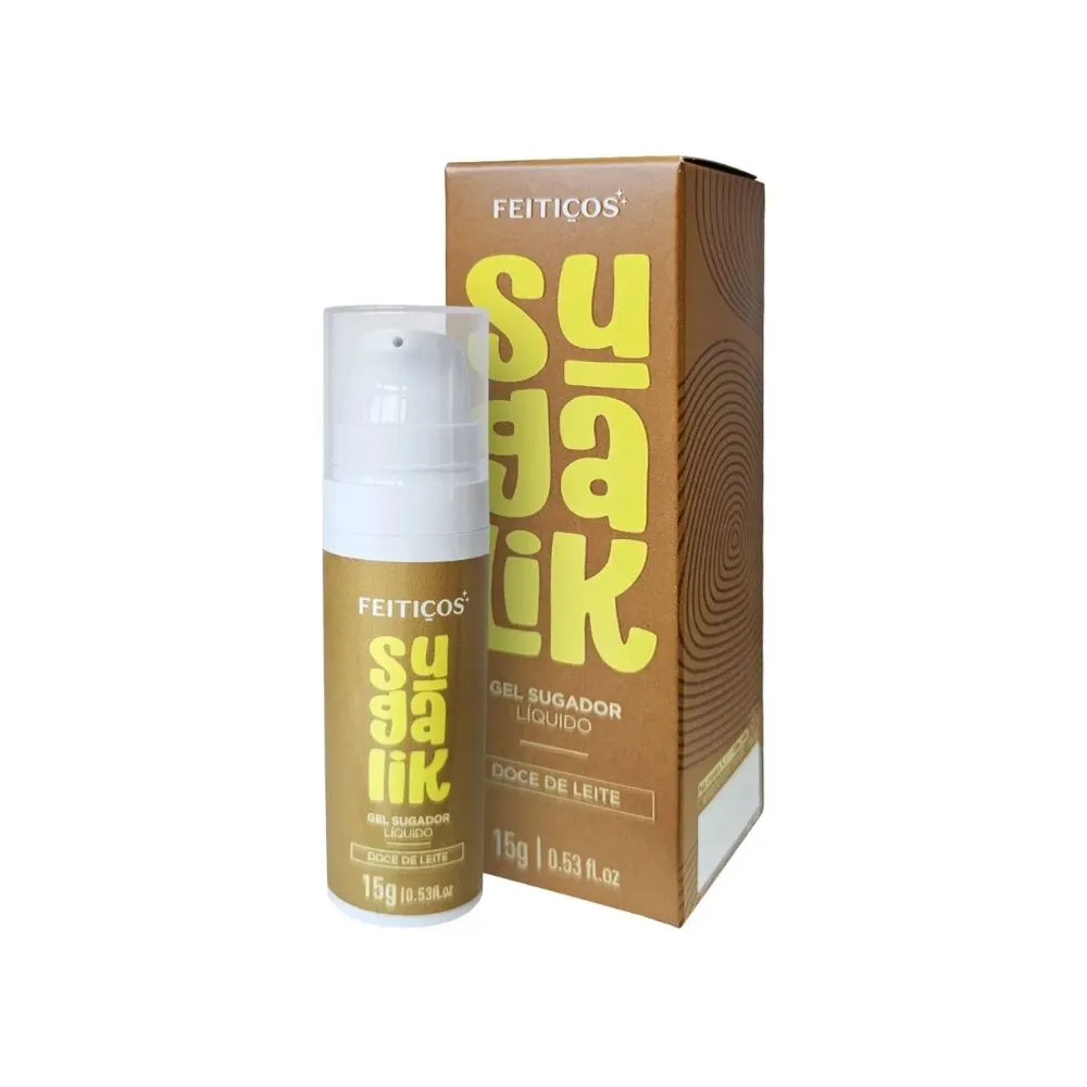 Excitante Unissex Sugalik Doce De Leite– Facilita e Potencializa o Orgasmo – Efeito de Pulsação, Sucção e Refrescância – Aumenta Sensibilidade – Estimula o Clitóris e Glande – Deixa o Sexo Oral mais Saboroso – 15g