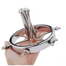 Dilatador Anal e Vaginal de Aço Inoxidável Enorme – Ajustável
