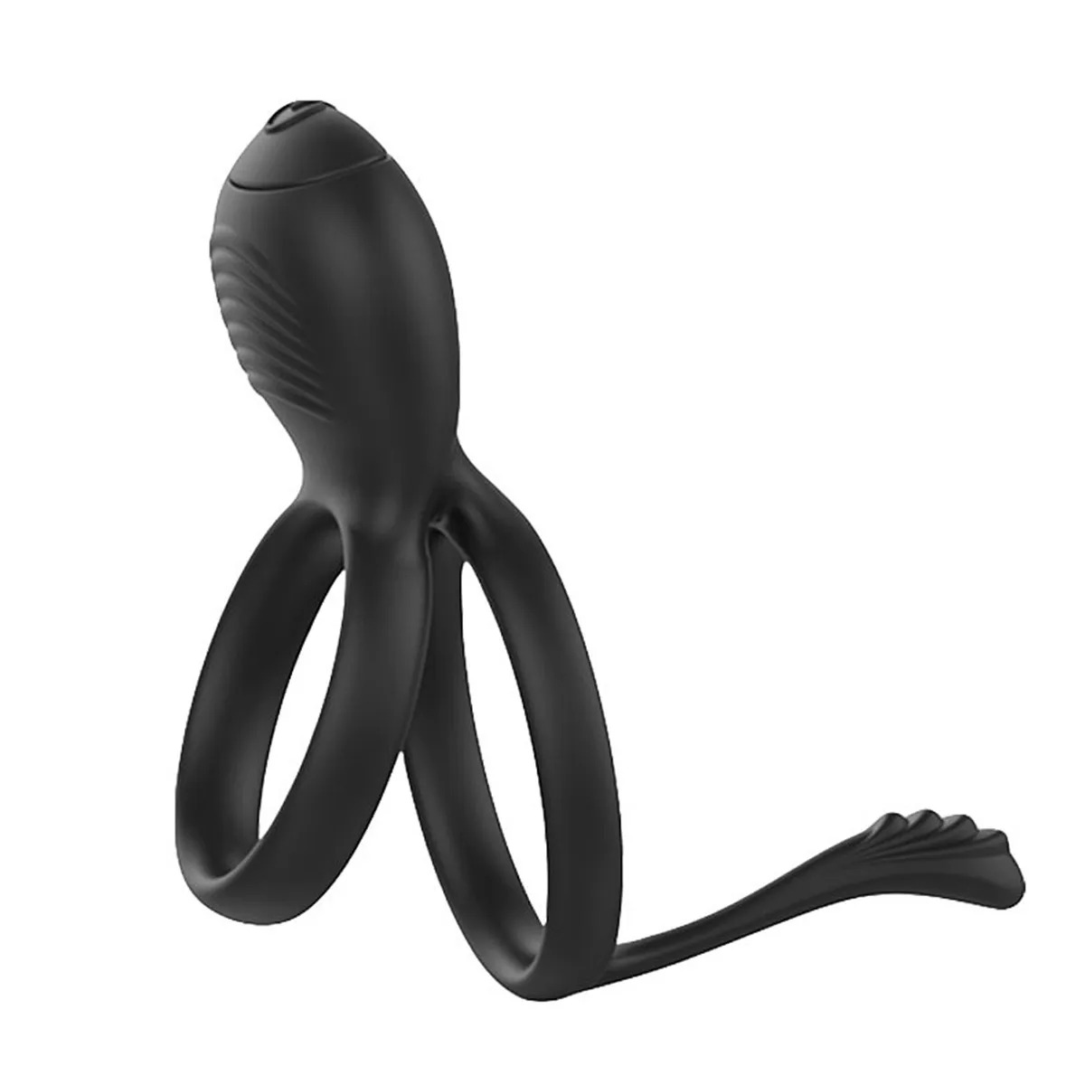 Anel Peniano Vibratório com Duplo Estimulador de Clitóris