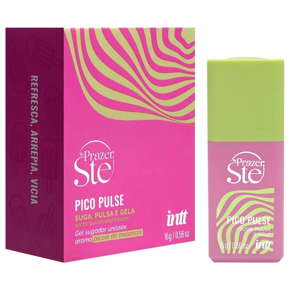 Excitante Unissex Pico Pulse – Suga, Vibra, Pulsa e Refresca – Sabor Melancia