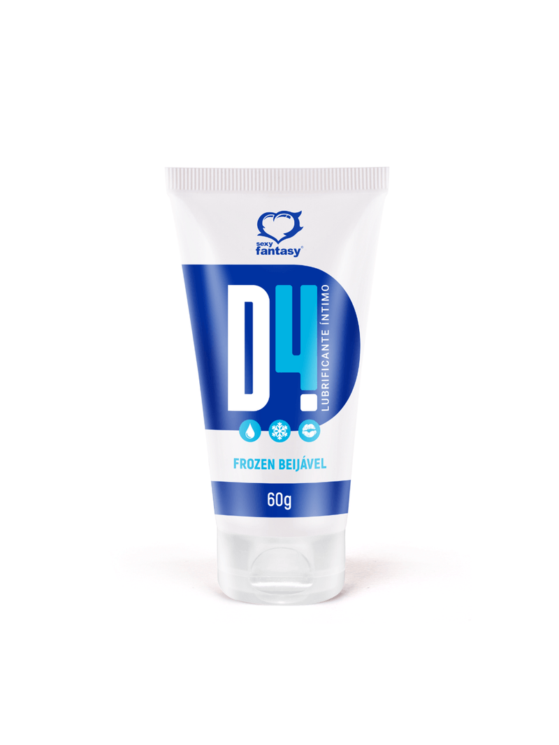 Lubrificante Íntimo Ice Beijável Sabor Menta– À Base de Água – Nao Gorduroso – Deixa o Sexo Oral mais Saboroso – 60g