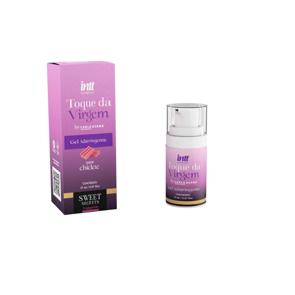 Adstringente Feminino Toque da Virgem – Beijável Sabor Chiclete – Deixa o Canal Vaginal Mais Apertado – Potencializa o Orgasmo – 17ml