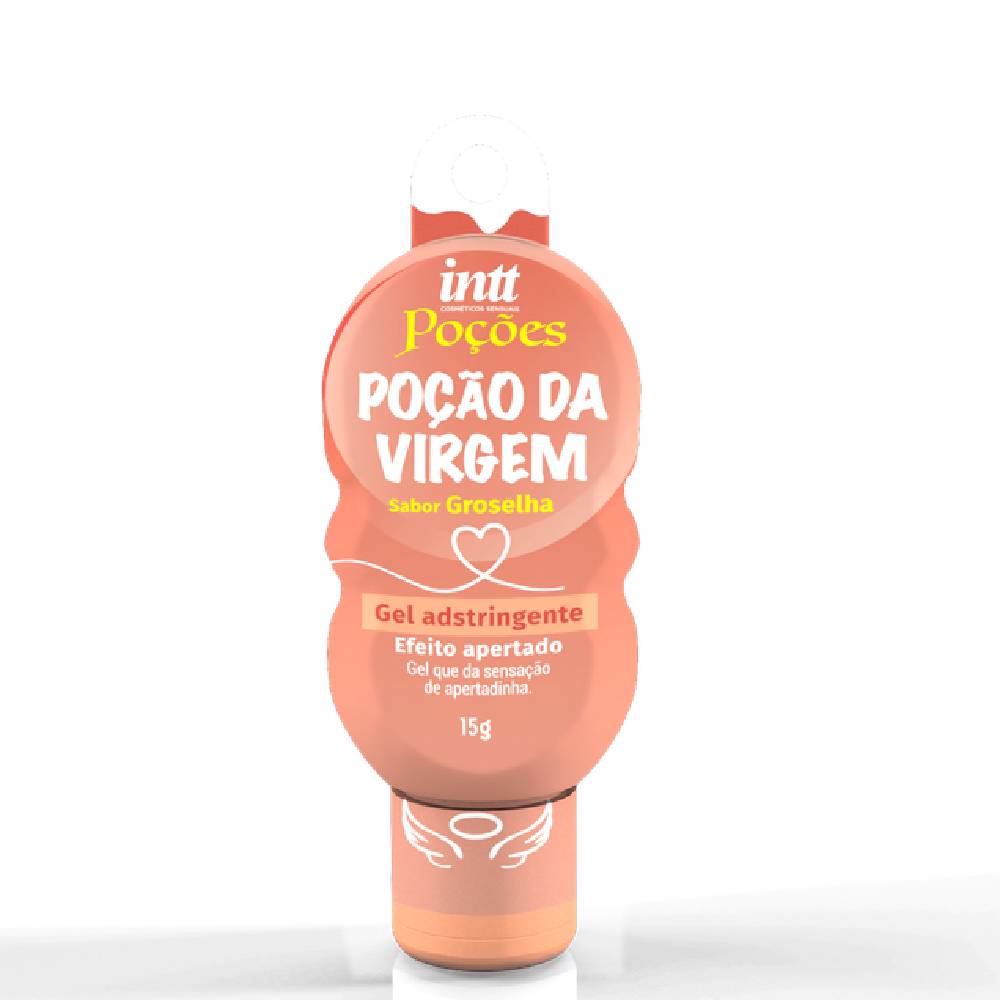 Adstringente Feminino “Poção da Virgem” em Gel – Deixa o Canal Vaginal Mais Apertado – Contém Sabor de Groselha – 15 gramas