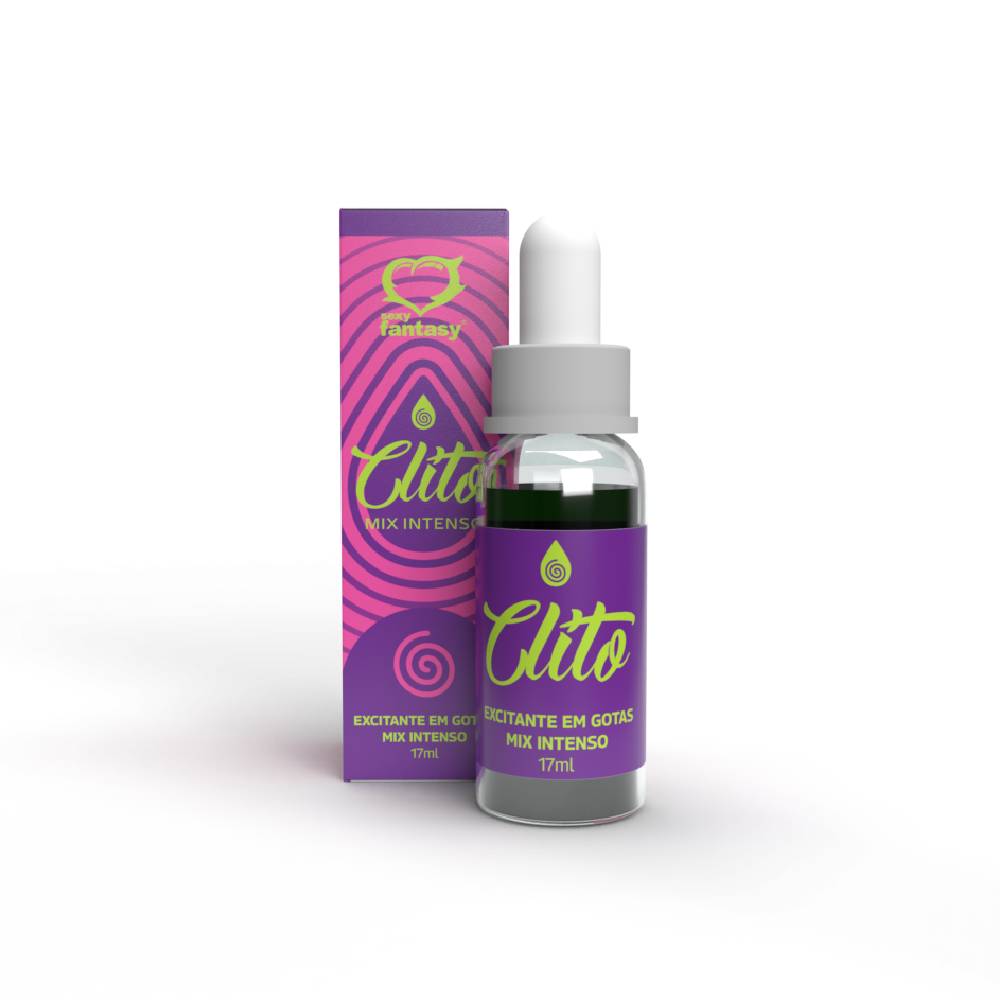 Excitante Feminino Beijável Extra Forte Clito em Gotas – Facilita e Potencializa o Orgasmo – Efeito de Shock, Refrescância, Aquecimento e Sensação de Inchaço – Aumenta Sensibilidade – Estimula o Clitóris – Deixa o Sexo Oral mais Saboroso – 17ml