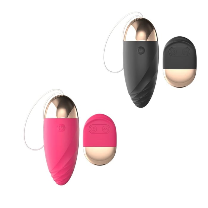 Vibrador Bullet e Cápsula – 10 Modos de Vibração – com Controle sem Fio – Alimentação a 2 Pilhas AAA