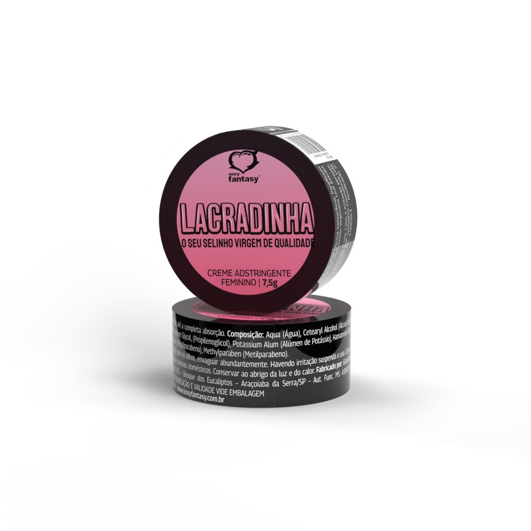 Adstringente Feminino Lacradinha em Pomada – Deixa o Canal Vaginal Mais Apertado – 7,5 gramas