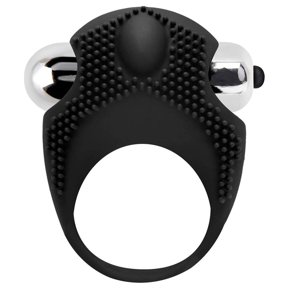 Anel Peniano em Silicone Cirurgico com Estimulador Vibratório – Estimula o Clitóris – Baterias Inclusas
