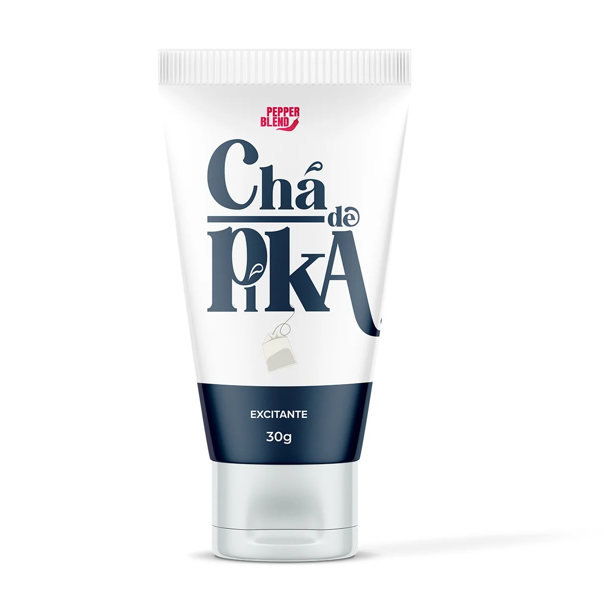 Excitante Masculino Chá de Pika – Gel Intensificador de Ereção – Aumenta a Sensibildade – Efeito Refrescante – Efeito de Vibração – Sensação de Inchaço no Pênis – Aroma e Sabor Menta e Catuaba – 30 gramas