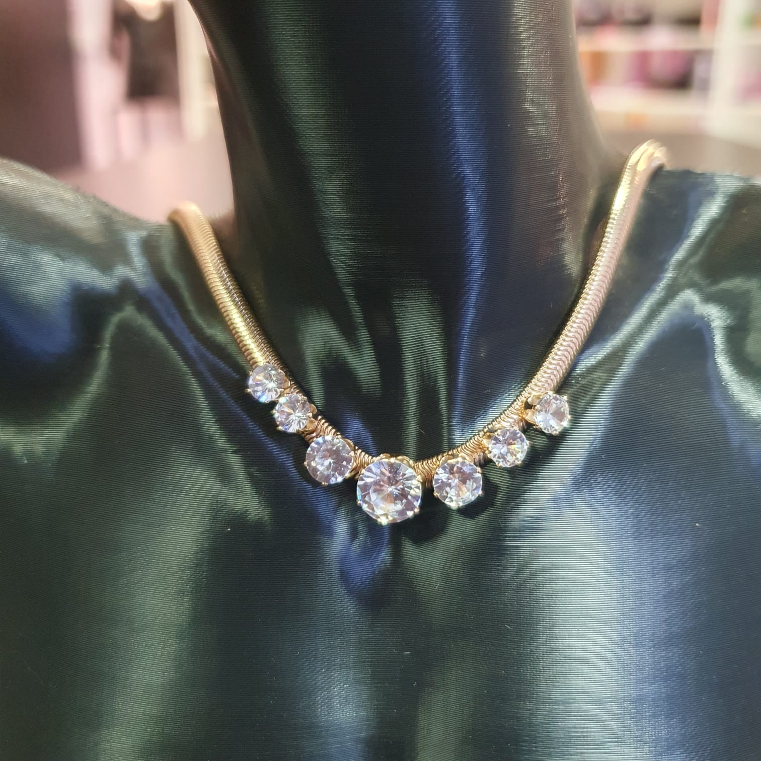 Colar Folheado Dourado – 01