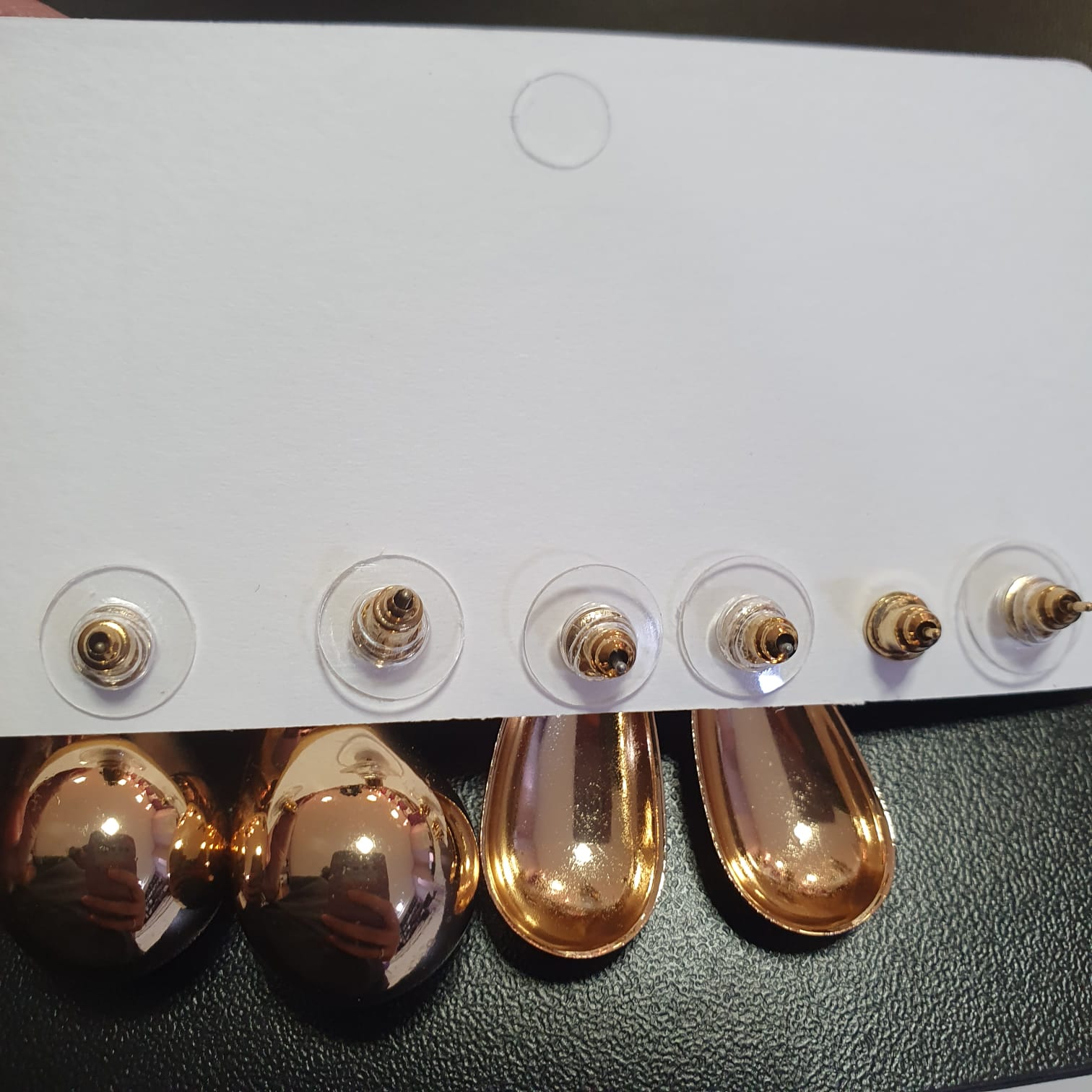 Kit de Brincos Folheado Dourado – 01