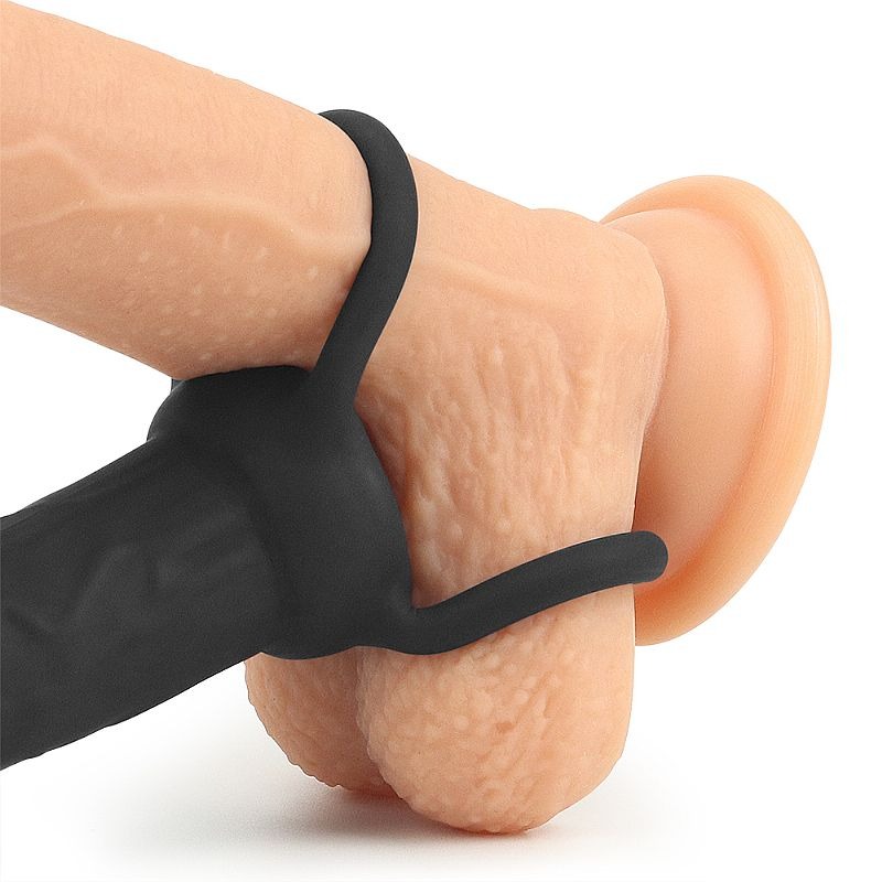 Anel Companheiro - Permite Dupla Penetração - Anal e Vaginal ao Mesmo Tempo - Com Alça Escrotal - 13cm X 3cm 6 Anel Companheiro - Permite Dupla Penetração - Anal e Vaginal ao Mesmo Tempo - Com Alça Escrotal - 13cm X 3cm - Imagem 6