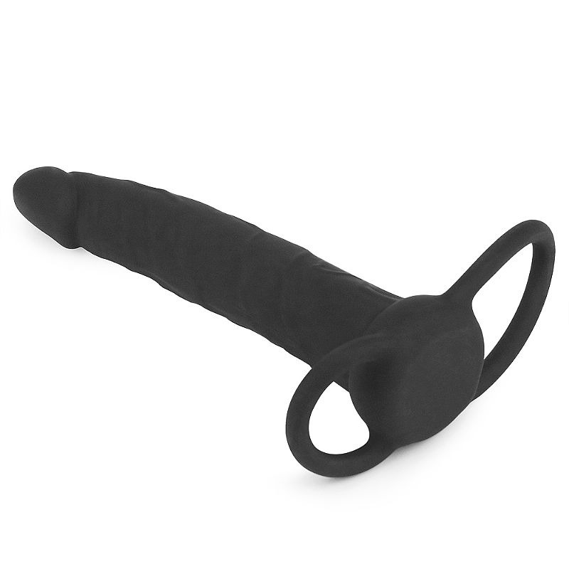 Anel Companheiro - Permite Dupla Penetração - Anal e Vaginal ao Mesmo Tempo - Com Alça Escrotal - 13cm X 3cm 5 Anel Companheiro - Permite Dupla Penetração - Anal e Vaginal ao Mesmo Tempo - Com Alça Escrotal - 13cm X 3cm - Imagem 5