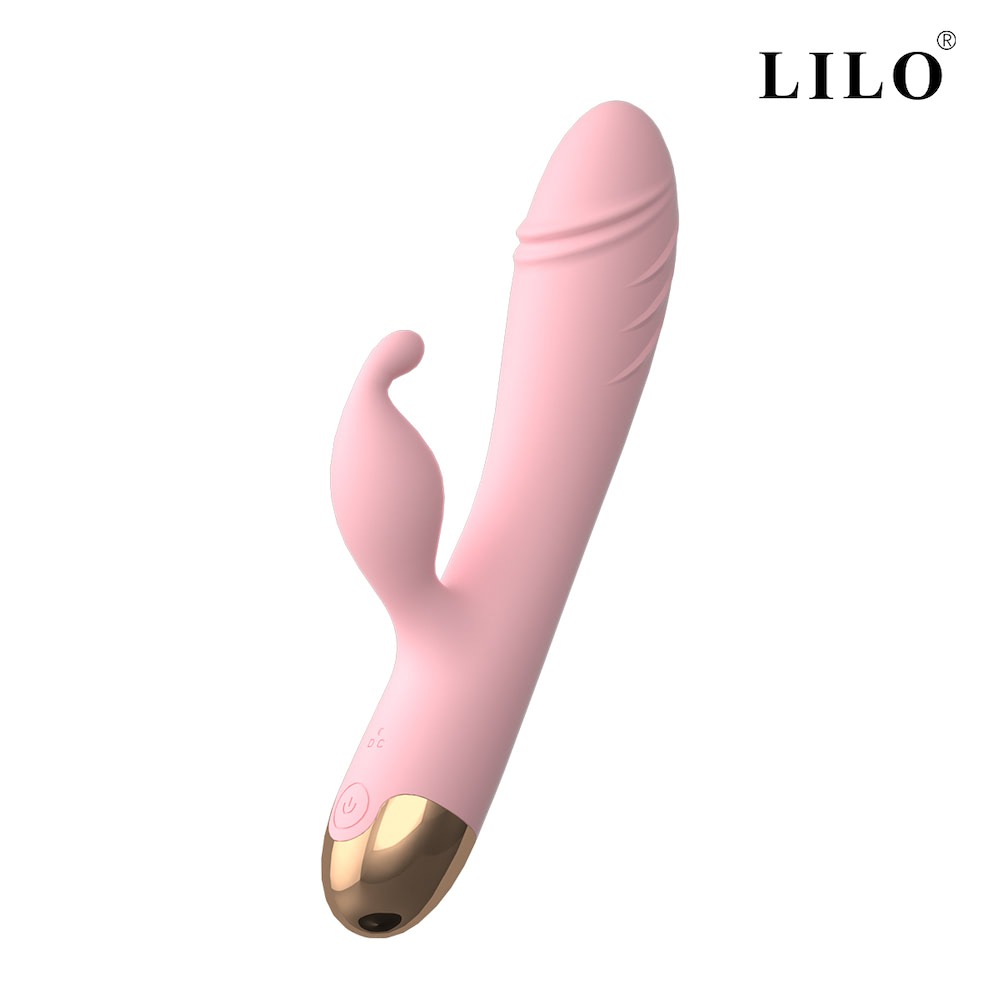 Vibrador Rabbit com Movimentos de Rotação – Ponto G e Clitoris – 10 Modos de Vibração e Rotação – Silicone Macio – Recarregável – Resistente a Água – Silencioso