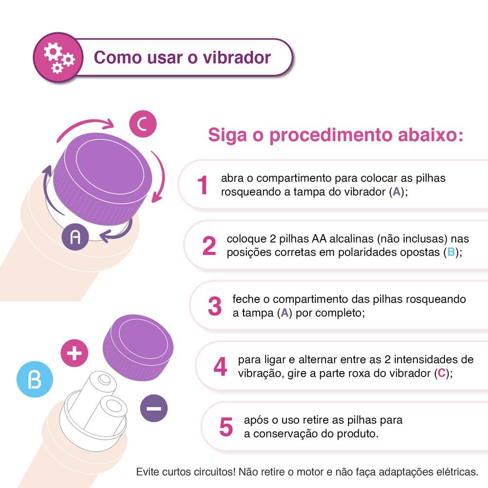 Pênis de Borracha com Vibração e Escroto – Multivelocidade – Material Realístico em Silicone – Utiliza 2 Pilhas Modelo AA (Não Inclusas) – 14 cm x 3,7 cm